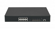 GL-SW-G302-12TC - Управляемый коммутатор NIKOMAX, L3 Stack, 8*1/2.5 Гбит/с BASE-T, 4*1/10 Гбит/с SFP+, 1* Консольный порт RJ45