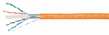 Cabeus UTP-4P-Cat.6a-SOLID-LSZH-OR-500 - Кабель витая пара UTP (U/UTP), категория 6A, 4 пары (23 AWG), одножильный, LSZH нг(А)-HF, оранжевый (500 м)
