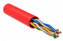 LC1-C5E04-124 - ITK Витая пара U/UTP кат.5E 4х2х24AWG LSZH красный (305м)