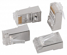 CS3-1C6FS - ITK Разъём RJ-45 FTP для кабеля SOLID кат.6 (кратность отгрузки 20 шт)