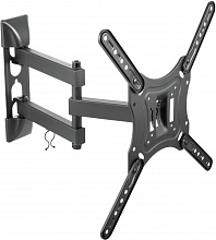 Кронштейн для телевизора Ultramounts UM870 черный 23"-55" макс.30кг настенный поворот и наклон