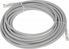 Патч-корд WRline WR-PC-RJ45-UTP-5E-10-GY UTP RJ-45 вил.-вилка RJ-45 кат.5E 10м серый LSZH (уп.:1шт)