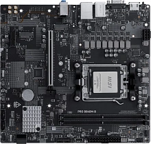 Материнская плата MSI PRO B840M-B Socket AM5 AMD B840 2xDDR5 mATX AC`97 8ch(7.1) 2.5Gg RAID+VGA+HDMI
