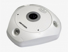 DS-2CD6365G1-IVS(1.16mm)- 6Мп fisheye IP-камера с ИК-подсветкой до 15м