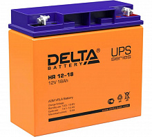 HR 12-18 - Аккумуляторная батарея Delta (12V / 18Ah)