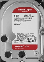 Жесткий диск WD SATA-III 4TB WD40EFPX NAS Red Plus (5400rpm) 256Mb 3.5"